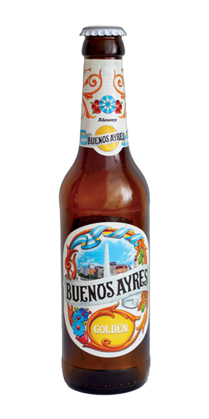 Cerveza Buenos Ayres - Golden botella